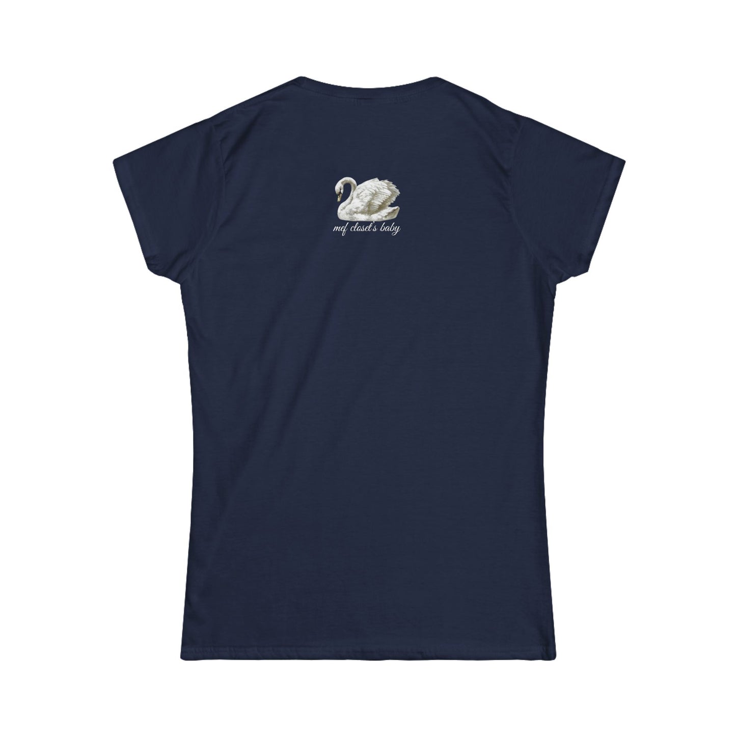 Swan Softstyle Tee 🦢✨ - I'm Just Girl 🦢 Softstyle Tee | Elegant Swan Graphic for Casual & Chic Looks ✨👚